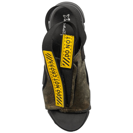 Maciejka Women's Leather Sandals Green