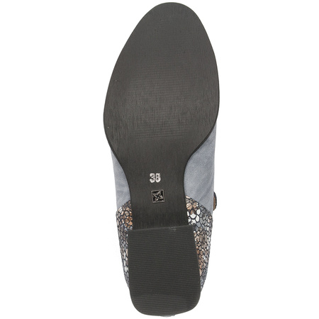 Maciejka 05452-17/00-5 blue leather ankle boots