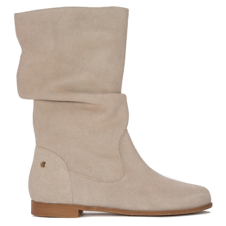 Maciejka Light Beige Knee-High Boots 05057-22/00-6