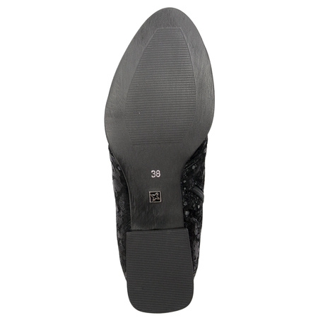 Black Leather women's Boots 5743C-01/00-7