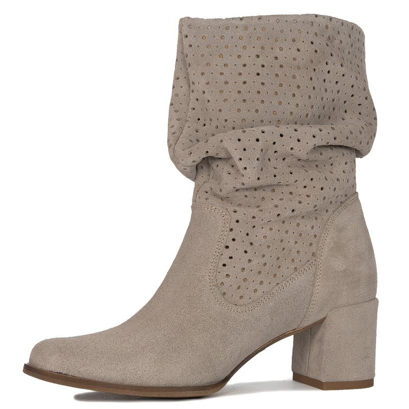 Maciejka Cappucino Suede Boots 6005A-04/00-6