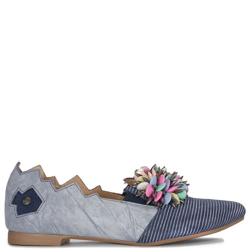 Maciejka Women's Dark Blue Half Shoes 