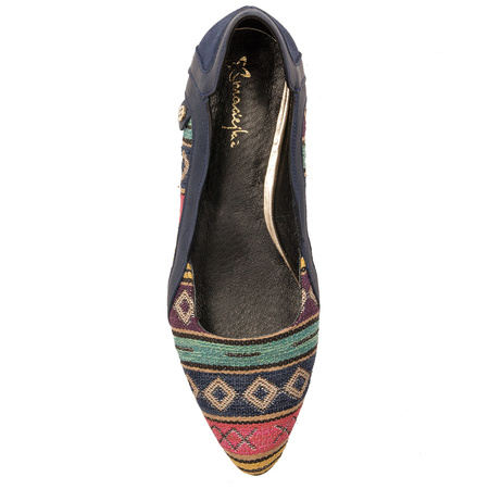 Maciejka Navy Blue Ballerina 05917-17/00-1