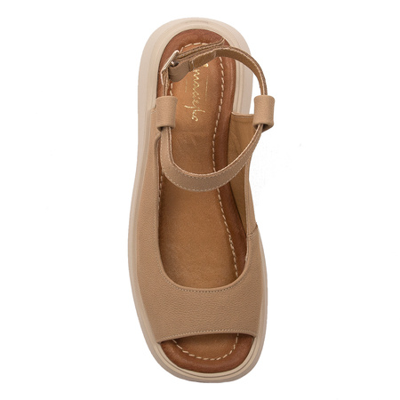 Maciejka Dark Beige Sandals 06070-10-00-1