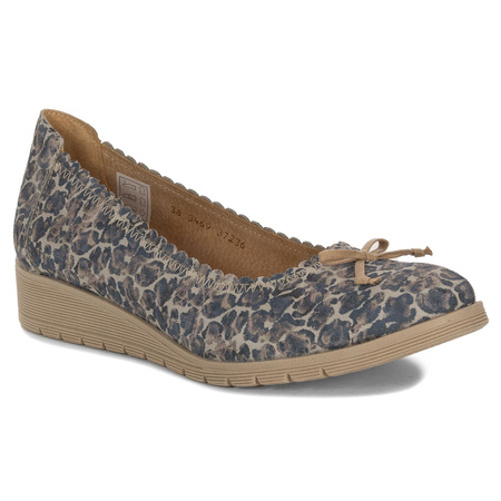 Maciejka Navy Blue Low Shoes 03469-17/00-5
