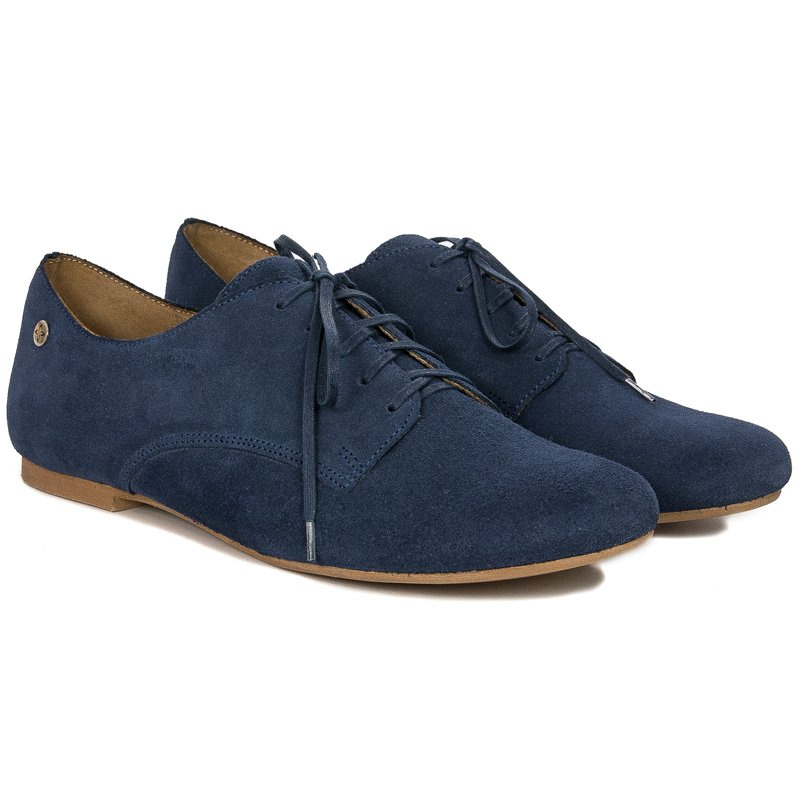 Maciejka Navy Low Shoes 04929-17/00-5