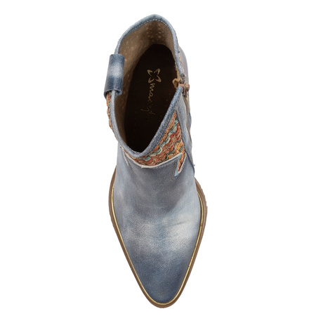 Maciejka Women's Leather Boots Blue