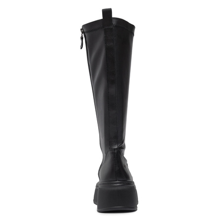 Maciejka Leather Platform Knee-High Boots – Black 07111-01/00-8