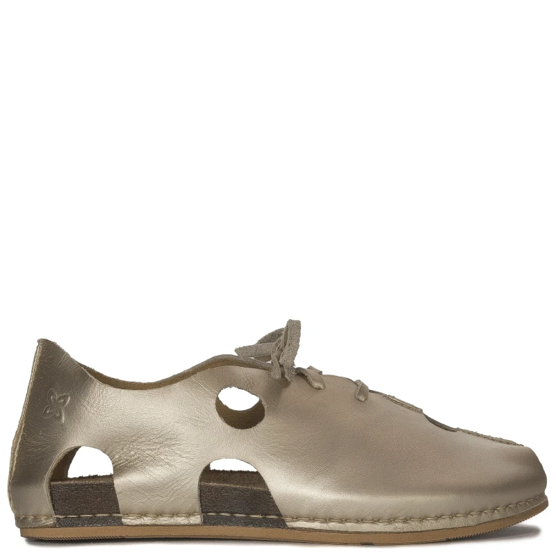 Maciejka Gold leather women's sandals