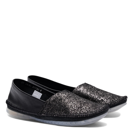 Maciejka Leather Lords Loafers With Mosaic Black 1930W-51/00-0