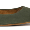 Maciejka Leather Ballet Flats Almond Toe Olive 04100-45/00-8