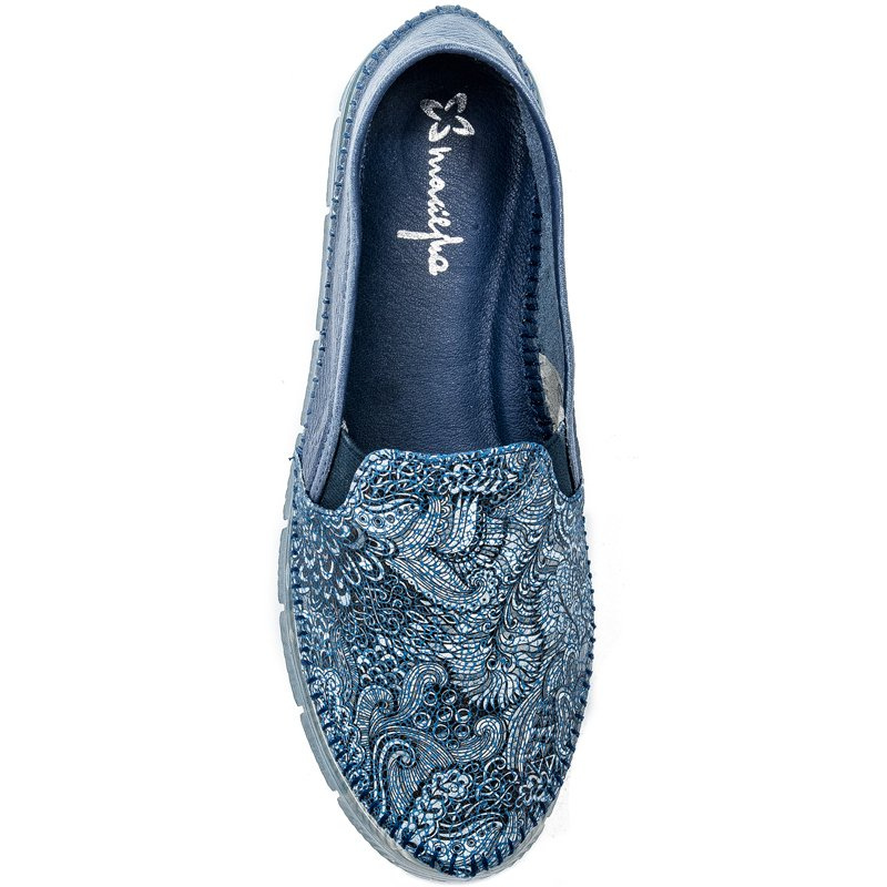 Maciejka Navy Low Shoes 03512-45/00-0