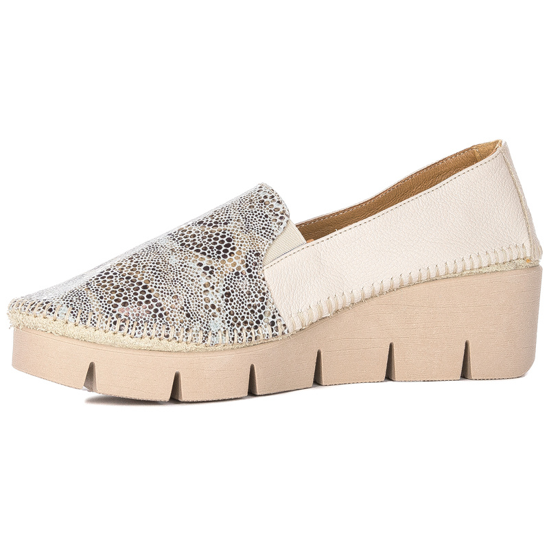 Maciejka Beige suede leather Flat Shoes 5814A-04/00-1