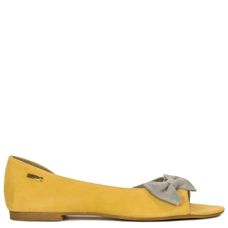 Maciejka Yellow Flat Shoes 0554A-07/00-5