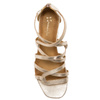Maciejka Women's sandals natural leather shine Gold
