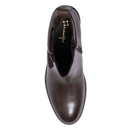 Maciejka Women's Dark Brown Leather Boots