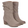 Maciejka Women's Leather Boots light beige