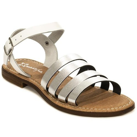 Maciejka Silver Sandals IT005-01/00-0