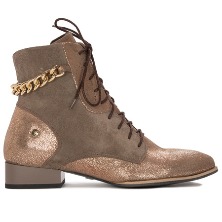 Maciejka 06193-14/00-7 Brown and Cooper Leather Women's Boots 