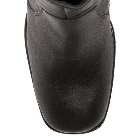 Maciejka Black Leather Women's Boots 05687-01/00-7
