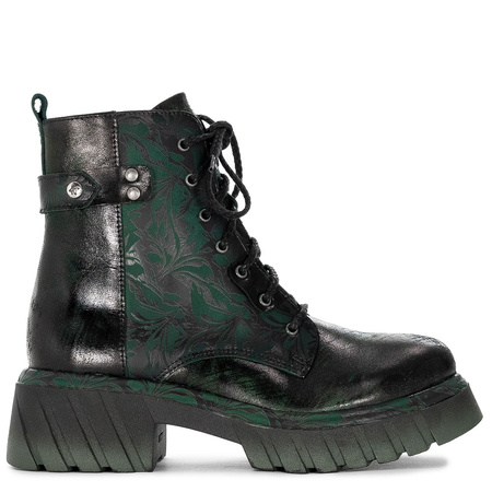 Maciejka Women's Leather Boots Green
