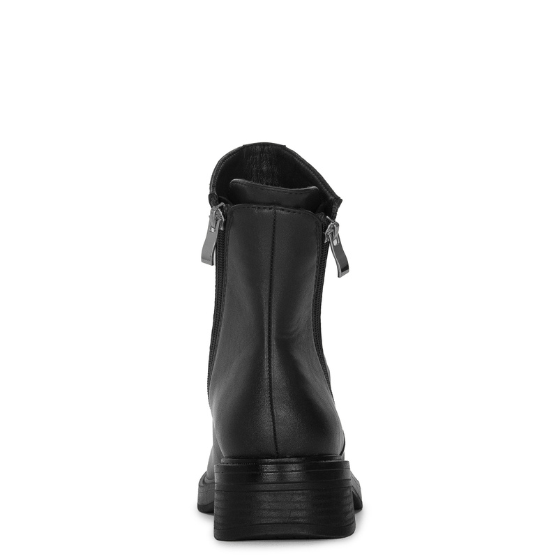 Maciejka Leather Double-Zip Ankle Boots Premium Craft Black A7159-01/00-7