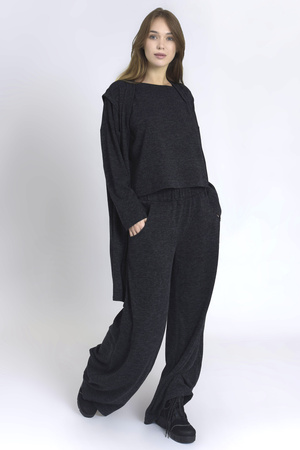 Knitted blouse Lucia Graphite