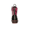 Maciejka Women's Leather Ankle Boots Black and Pink