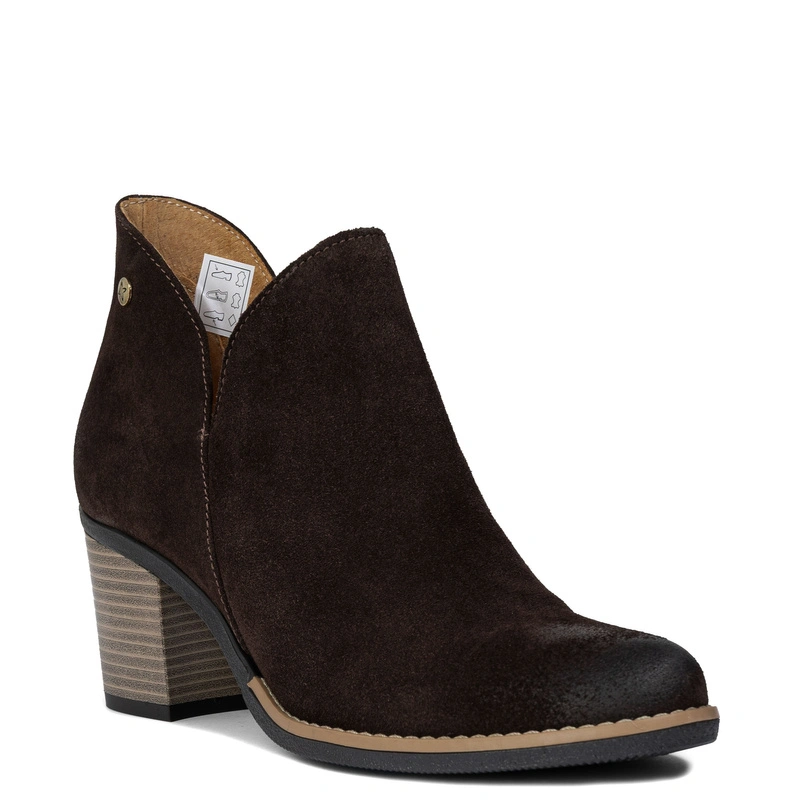 Maciejka Women's Velvet Chocolate Ankle Boots 04492-100/00-5
