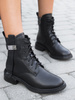 Maciejka Ankle Boots Leather Lace-Up Black N3113-01/00-8