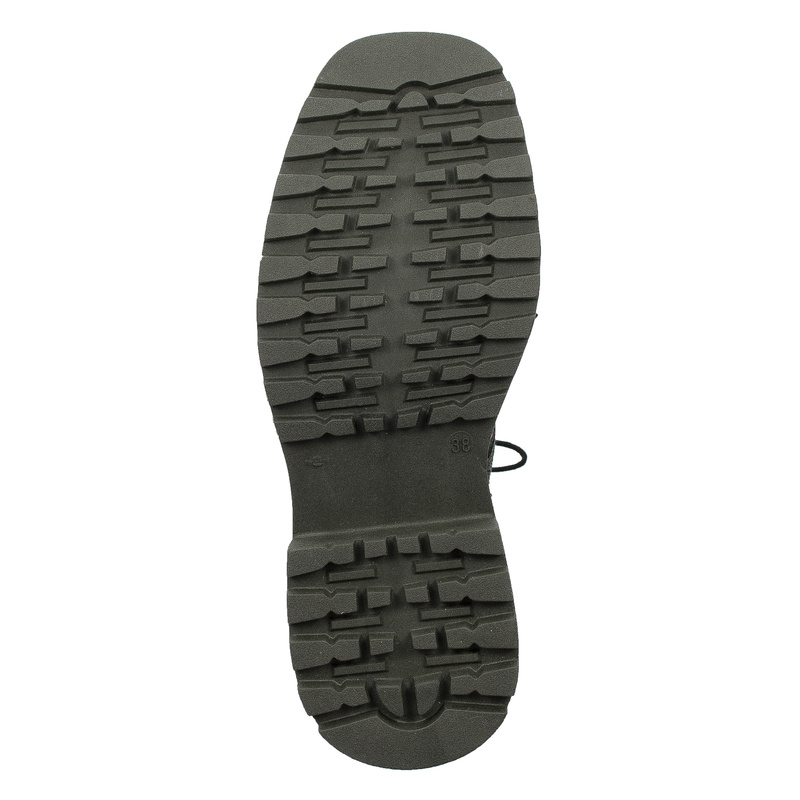Maciejka Green and Black Boots 06302-09/00-8