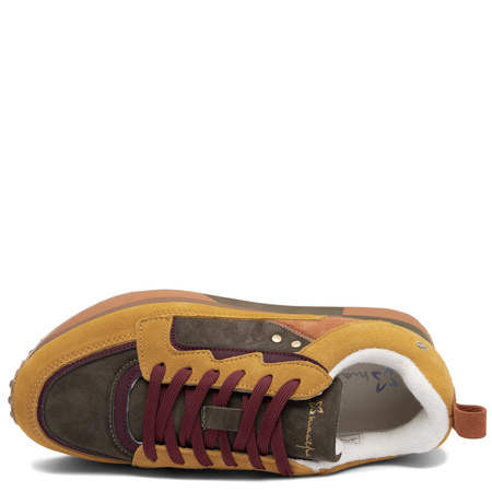 Maciejka Women's Suede Platform Sneakers, Casual Shoes Multicolor M7359-07/00-7