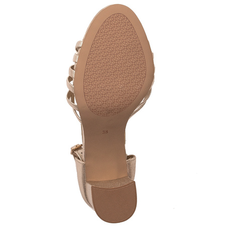 Maciejka Gold Sandals 06025-25/00-1