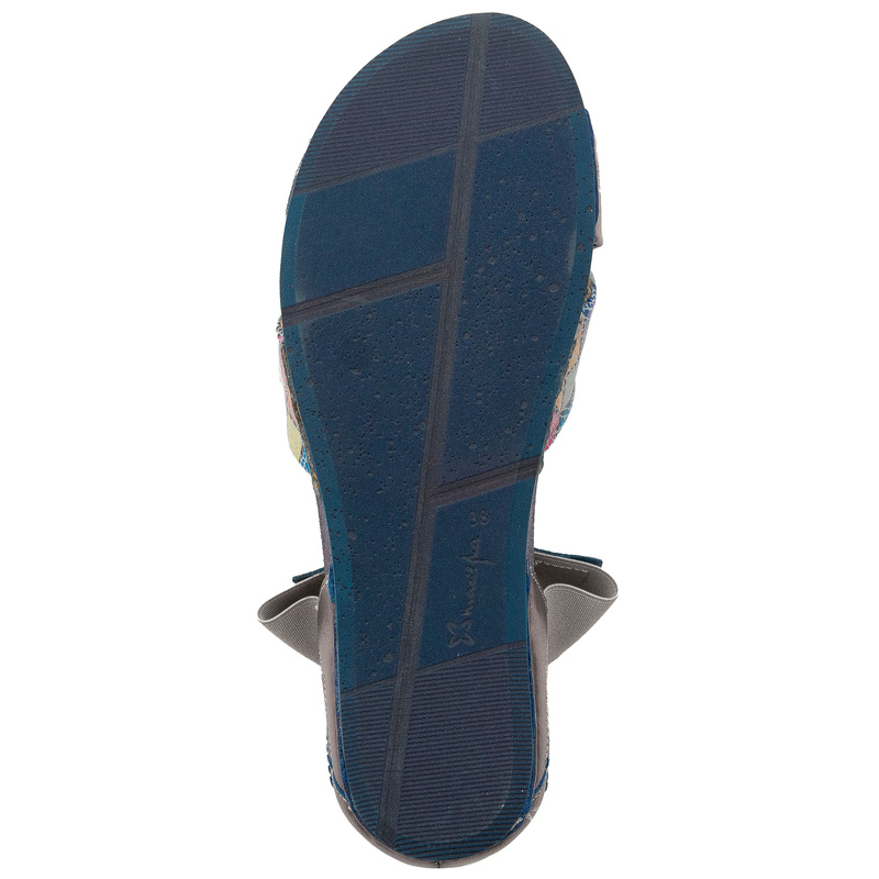 Maciejka Women's Leather Sandals Blue