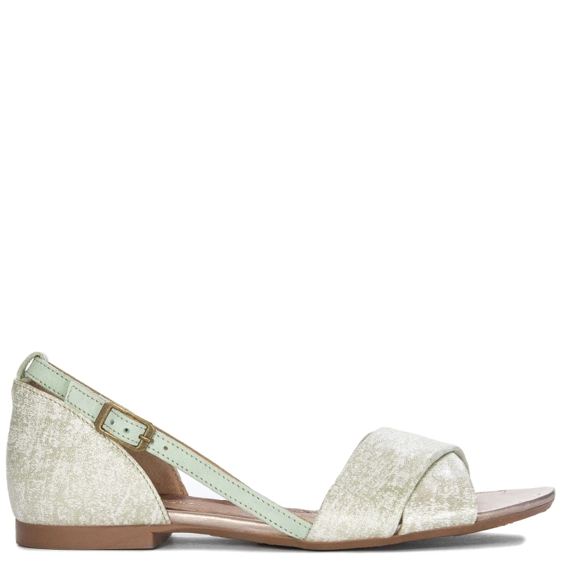 Maciejka Women's Mint Leather Sandals