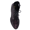 Maciejka Leather Artistic Ankle Boots Black Purple 6391W-44/00-1