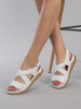 Maciejka White velcro Sandals L4496-11/00-1
