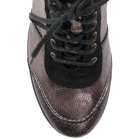 Leather Boots Black & Gold 06127-01/00-7