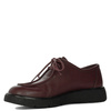 Maciejka Leather Lace-Up Low Shoes Platform Burgundy K7189-23/00-1