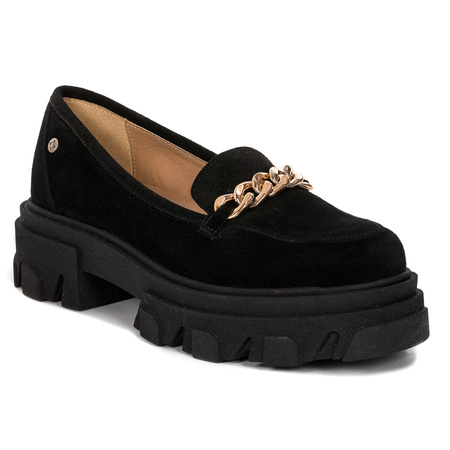 Maciejka Black Low Shoes 2850J-20/00-1