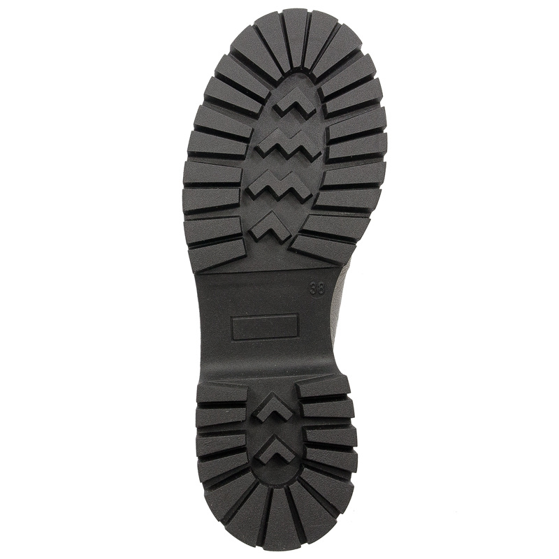 Maciejka Leather Loafers on Stable Platform Grey 5497S-35/00-5