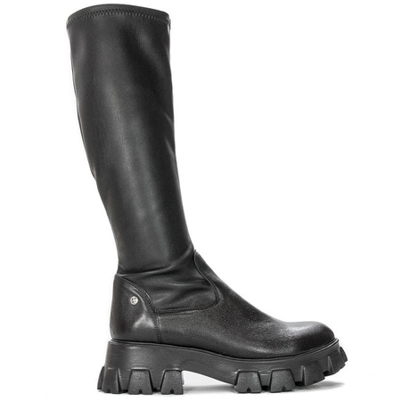 Maciejka Black Knee-High Boots