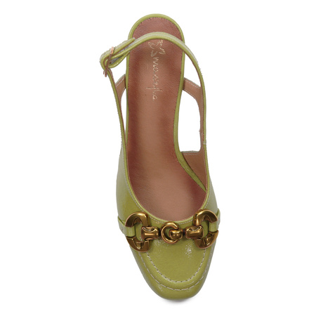 Maciejka Women's Pistachio Pattent Leather Pumps 06443-09/00-1