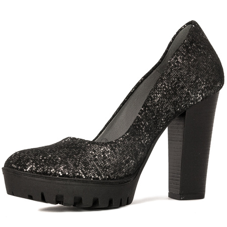 Maciejka Black&Silver Pumps 2629S-01/00-1