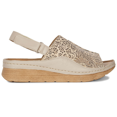 Maciejka Women's Leather Sandals Brown