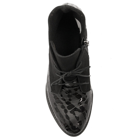 Maciejka Black Women's Lace-Up Boots 2878J-01/00-3