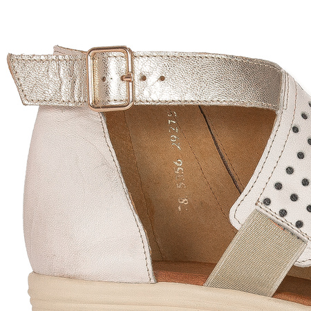Maciejka Women's sandals natural leather Gold