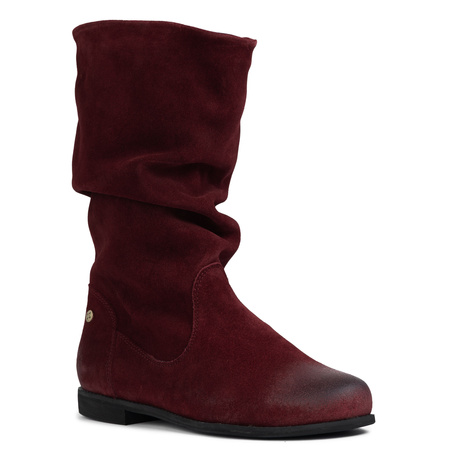 Maciejka 05057-30/00-6 Women's Burgundy Suede Boots 