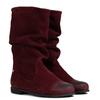 Maciejka Suede Knee-High Boots Burgundy 05057-30-00-6