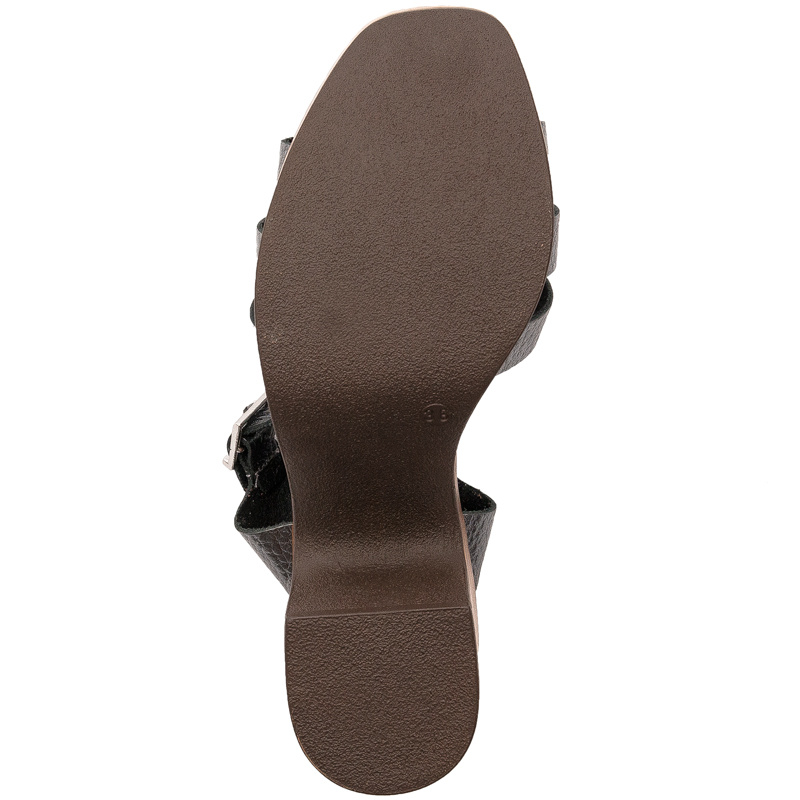 Maciejka Graphite Women's Leather Sandals
